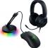 RAZER COMBO GAME ON BUNDLE MOUSE + AURICULAR + BUNGEE