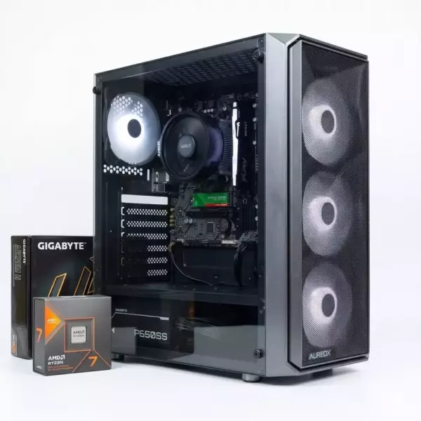 PC Necxus Ryzen 5 9600x 8GB DDR5 500GB NVMe