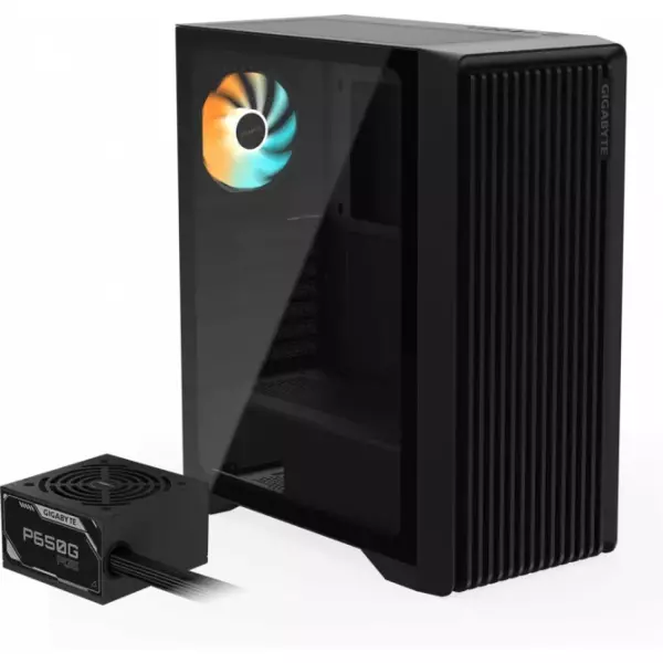 Gabinete Gamer Gigabyte C103 Glass PSU Bundle 650W