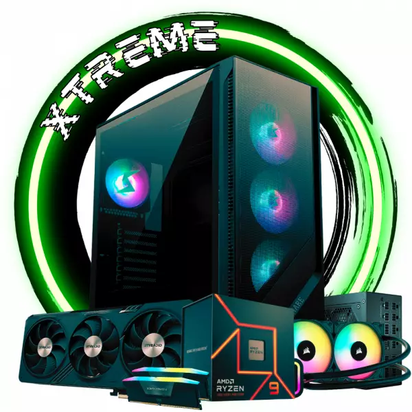PC Gamer XTREME Ryzen 9 7900X con RTX 5070 12GB para setup completo