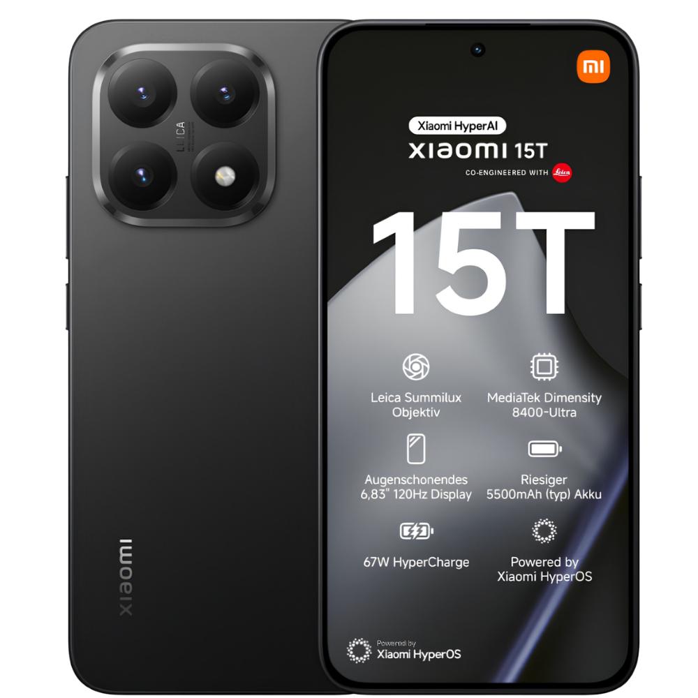 XIAOMI 15T C/LEICA - 12GB RAM 512GB ROM - BLACK S/cargador