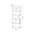 Biblioteca 182cm + Modulo