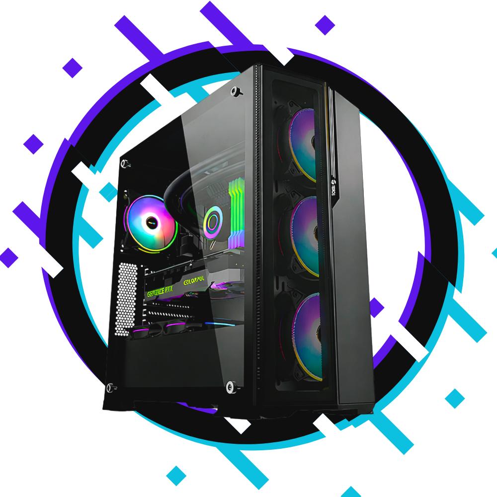 PC GAMER THUNDER PRO P5 - AMD RYZEN 5 8400F + 16GB RAM + 1TB SSD M.2 + RX 9060XT