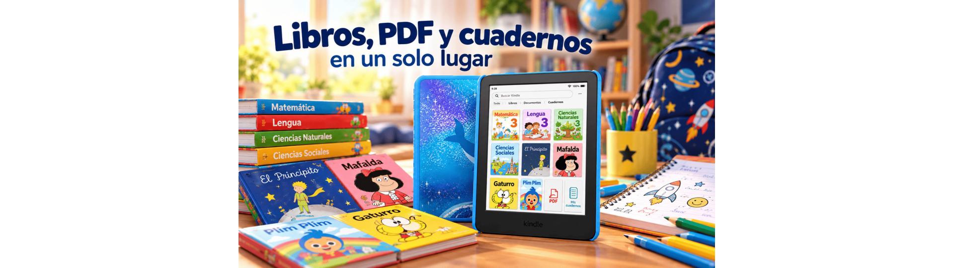 Libros, PDF y cuadernos en un solo lugar