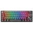 Teclado mecanico ducky one 3 aura clear black 65 mini dkon2161st-bespdabaaac1