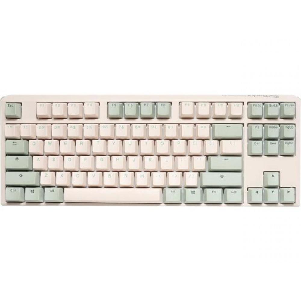 Teclado mecanico ducky one 3 matcha tkl hotswap double shot pbt quack cherry mx 