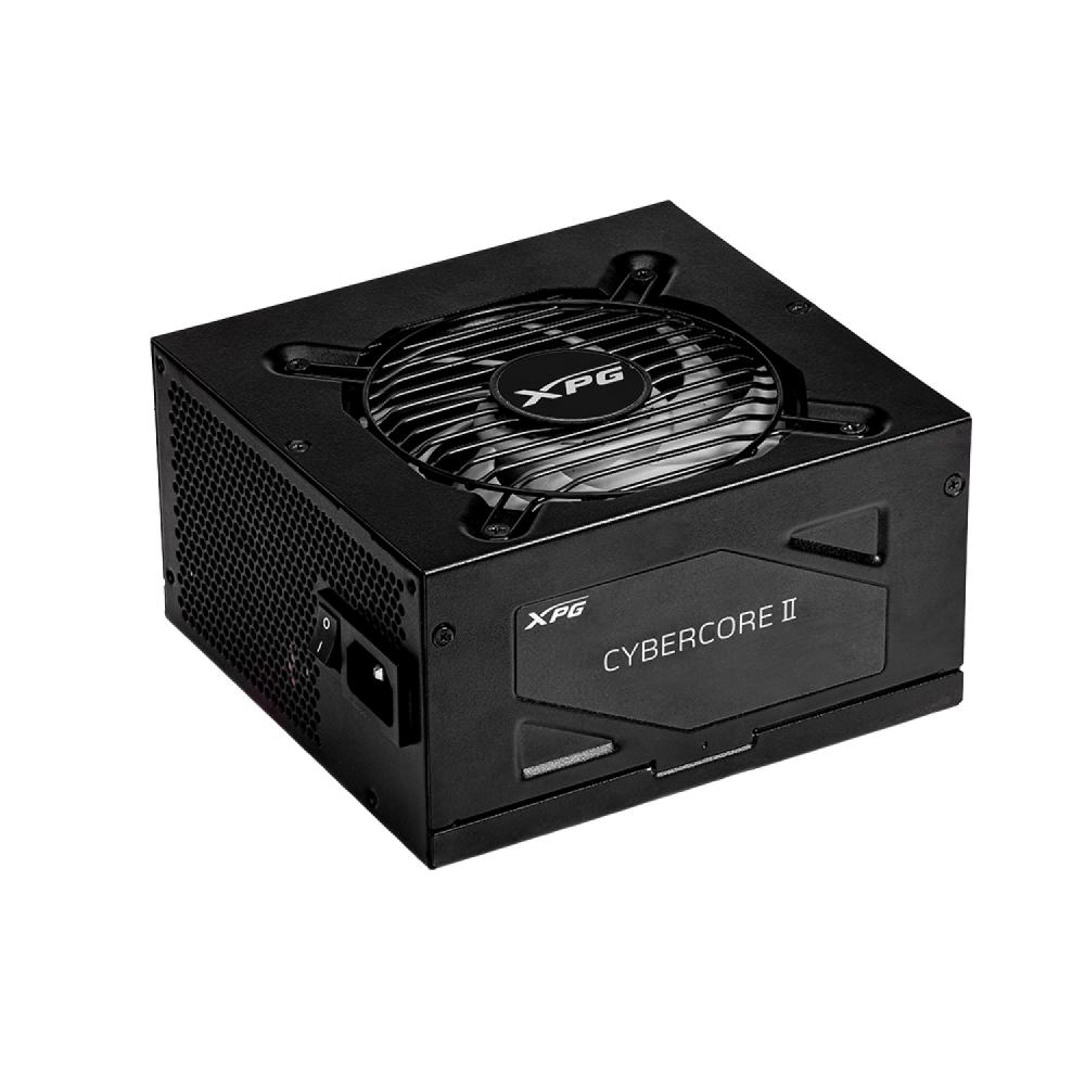 Fuente gamer 1300w adata xpg cybercore ii atx 3.1 platinum modular (black)
