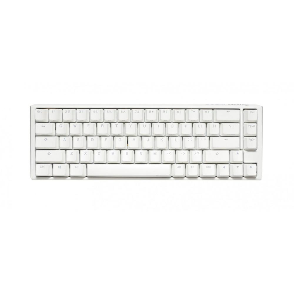 Teclado mecanico ducky one 3 sf teclas blancas interruptor rojo ingles pbt doble