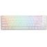 Teclado mecanico ducky one 3 sf teclas blancas interruptor rojo silencioso ingle