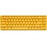 Teclado mecanico ducky one 3 sf yellow pbt double-shot quack mechanical gaming k