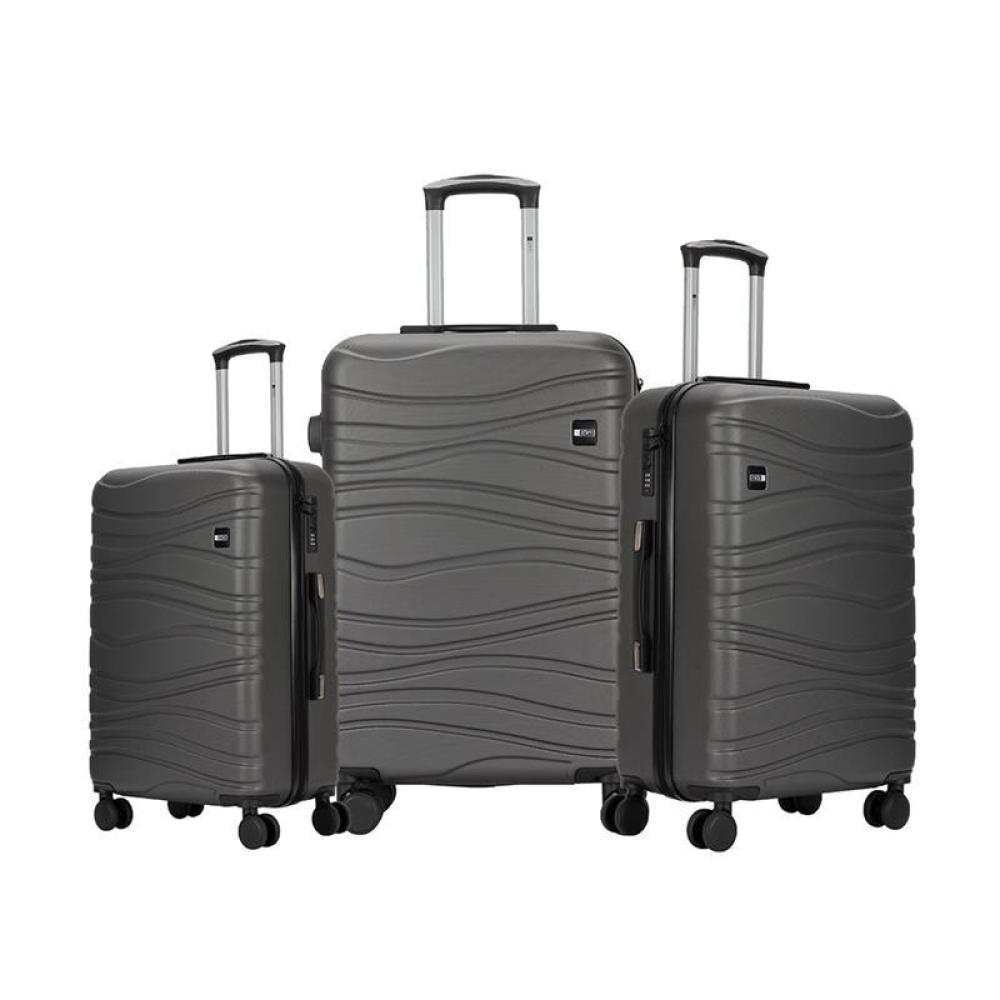 Zom valijas rígidas set x 3 medidas - wavy carbono