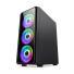 Gabinete Gamer Jalatec con fuente 750W Reales 80+bronze