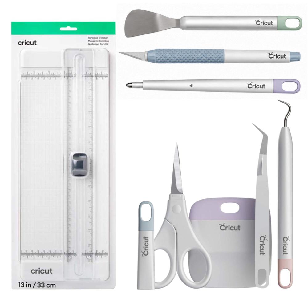 Kit de herramientas cricut con guillotina, lapiz de marcado y cuchillo truecontr