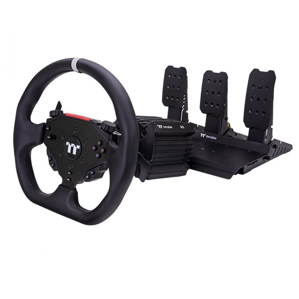 Simulador thermaltake bundle g15 volante pedalera triple drive racing 15nm 24 bi