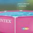 Pileta Estructural Intex Metal Frame Rosa 244x76 cm