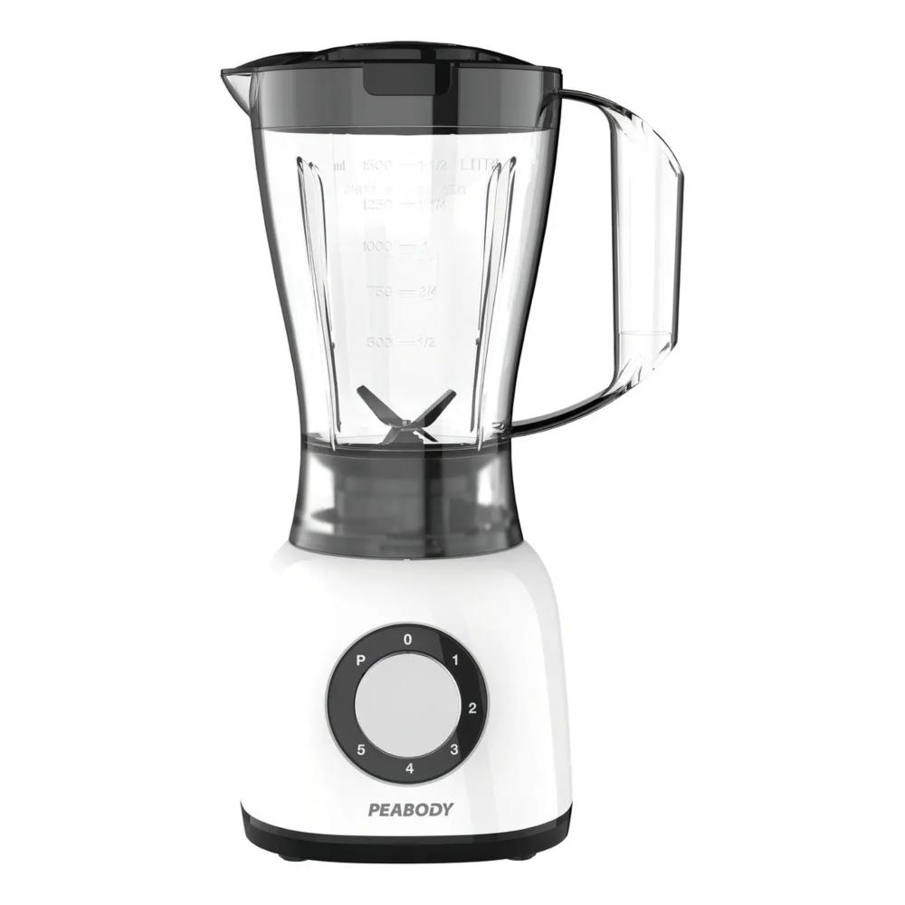Licuadora Peabody Blanca 1.5L 600W 5 Velocidades PE-LN610B