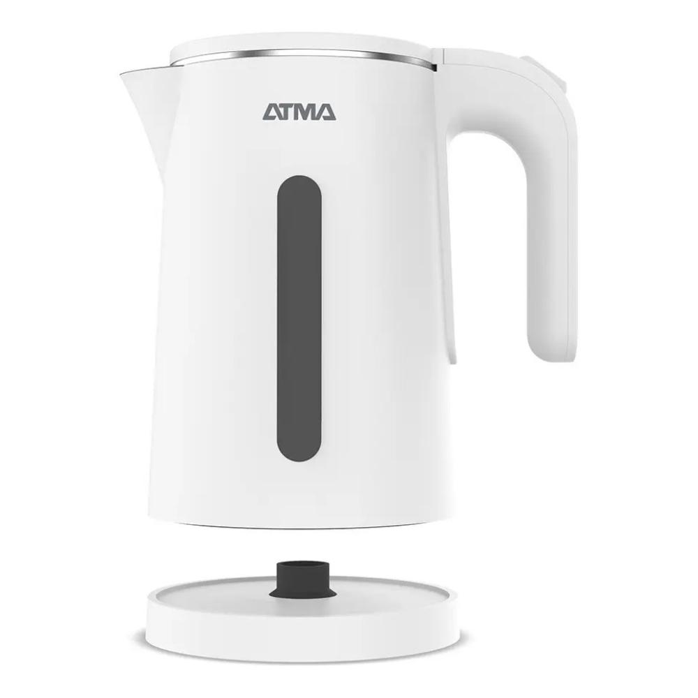 Pava Eléctrica Atma Blanca 1.8L 1500W Acero Inoxidable