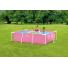 Pileta Estructural Intex Rectangular 220x150x60 cm 1662 L Rosa