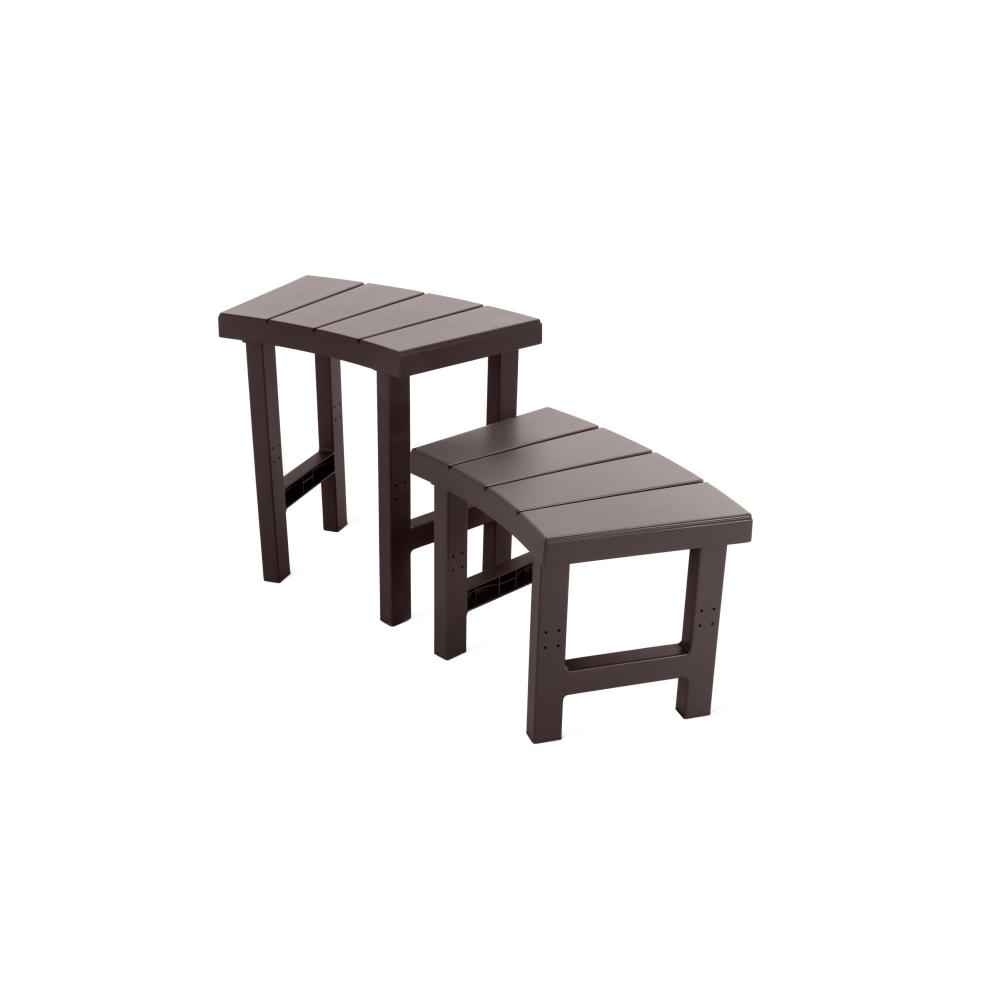 Asiento para Spa Banco Set 2 Piezas 42 cm Alto 28515