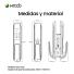 Cerradura Electrónica Inteligente Imodo Huella Bluetooth Negro