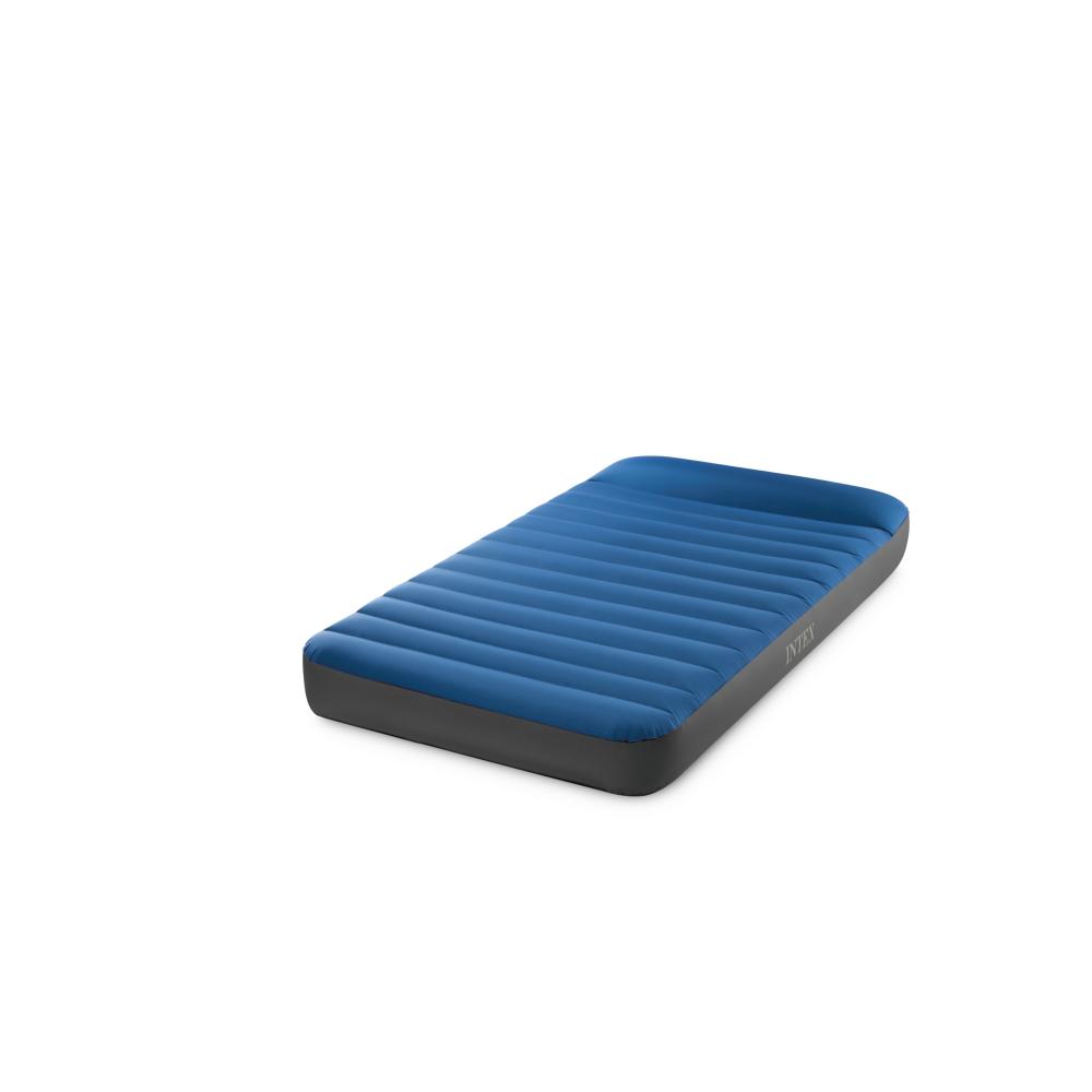 Colchón Inflable Intex Pillow Mat 1 Plaza 99x191x22 cm + Inflador