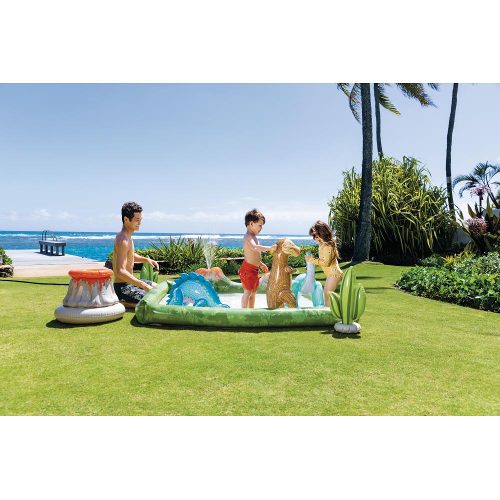 Playcenter Inflable Intex Jurassic Adventure 201x201x36 cm