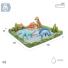 Playcenter Inflable Intex Jurassic Adventure 201x201x36 cm
