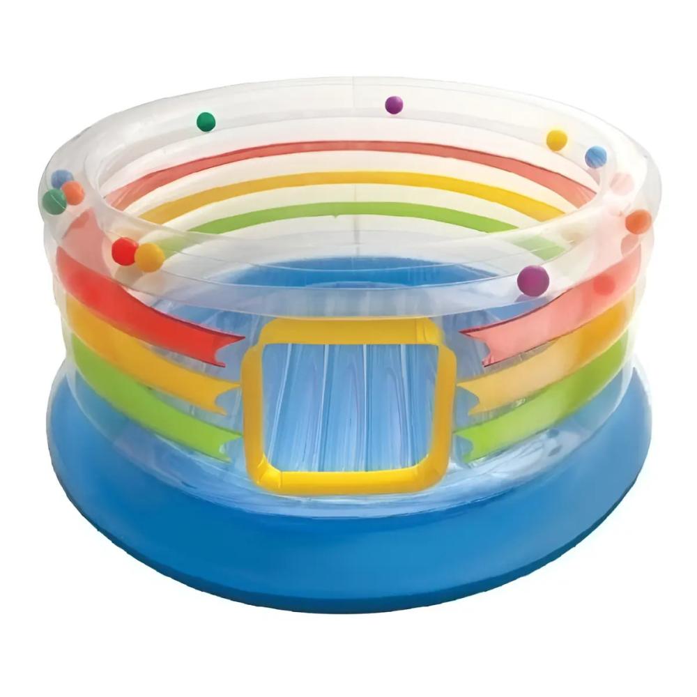 Saltarín Inflable Intex Jump-O-Lene Transparente 182x86 cm Niños