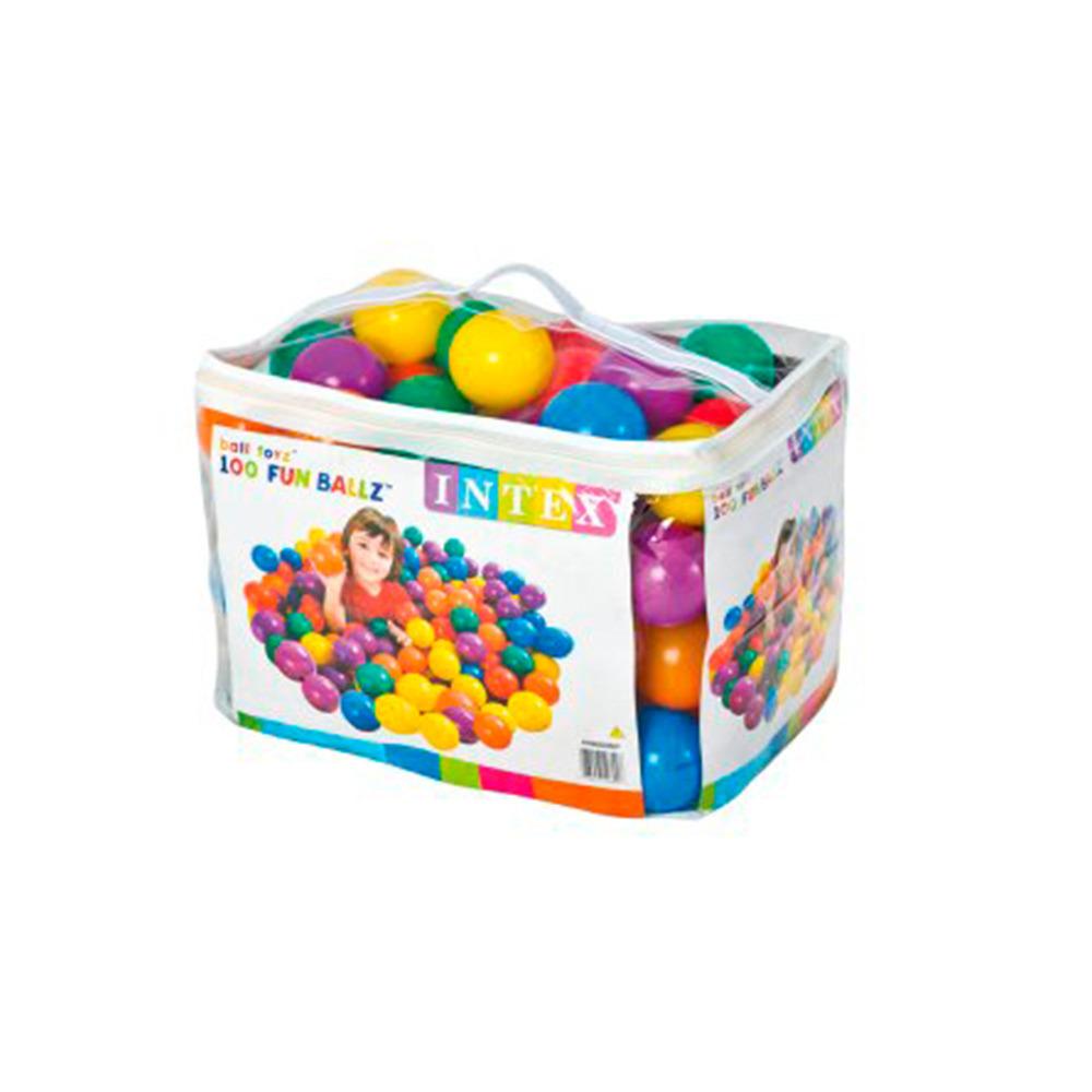 Pelotitas Plásticas Fun Ballz 100 Piezas 6,5 cm Modelo 22746/7
