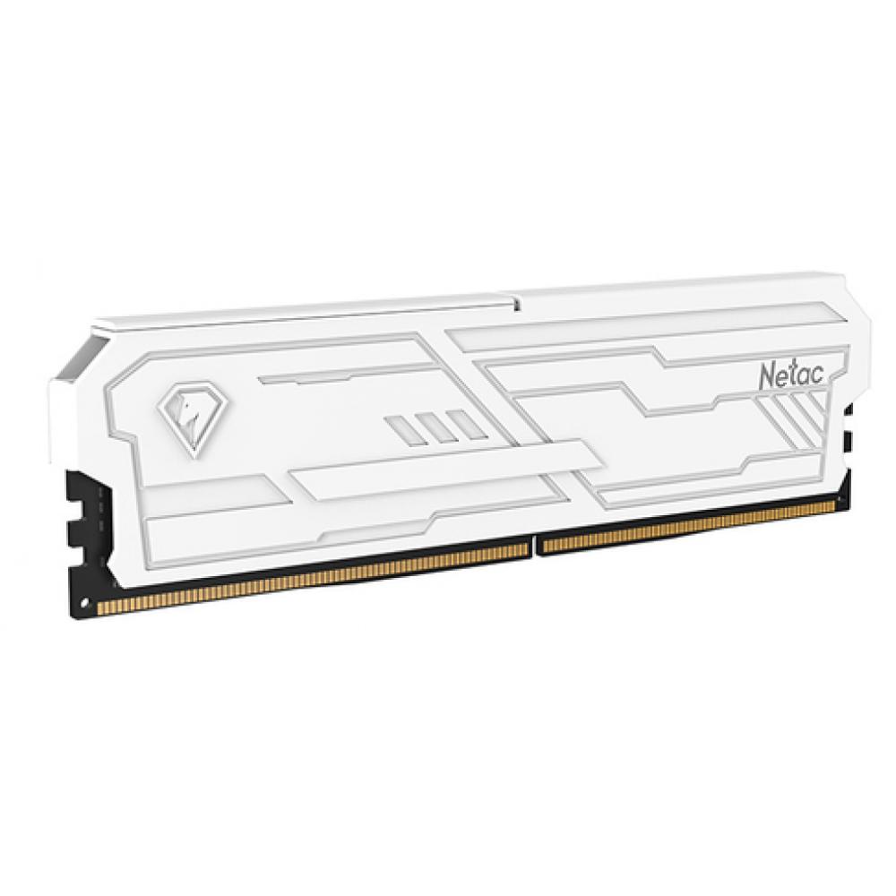 Memoria RAM Netac Shadow III DDR5 6000MHz 32GB (2x16GB) Blanca