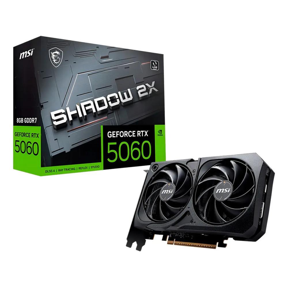Tarjeta De Vídeo Msi Rtx 5060 8 Gb Gddr7 128bit Shadow 2x Oc