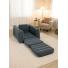 Sillón Inflable Intex Sofa Cama 1 1/2 Plaza 117x224x66 cm Gris