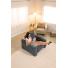 Sillón Inflable Intex Sofa Cama 1 1/2 Plaza 117x224x66 cm Gris