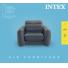 Sillón Inflable Intex Sofa Cama 1 1/2 Plaza 117x224x66 cm Gris