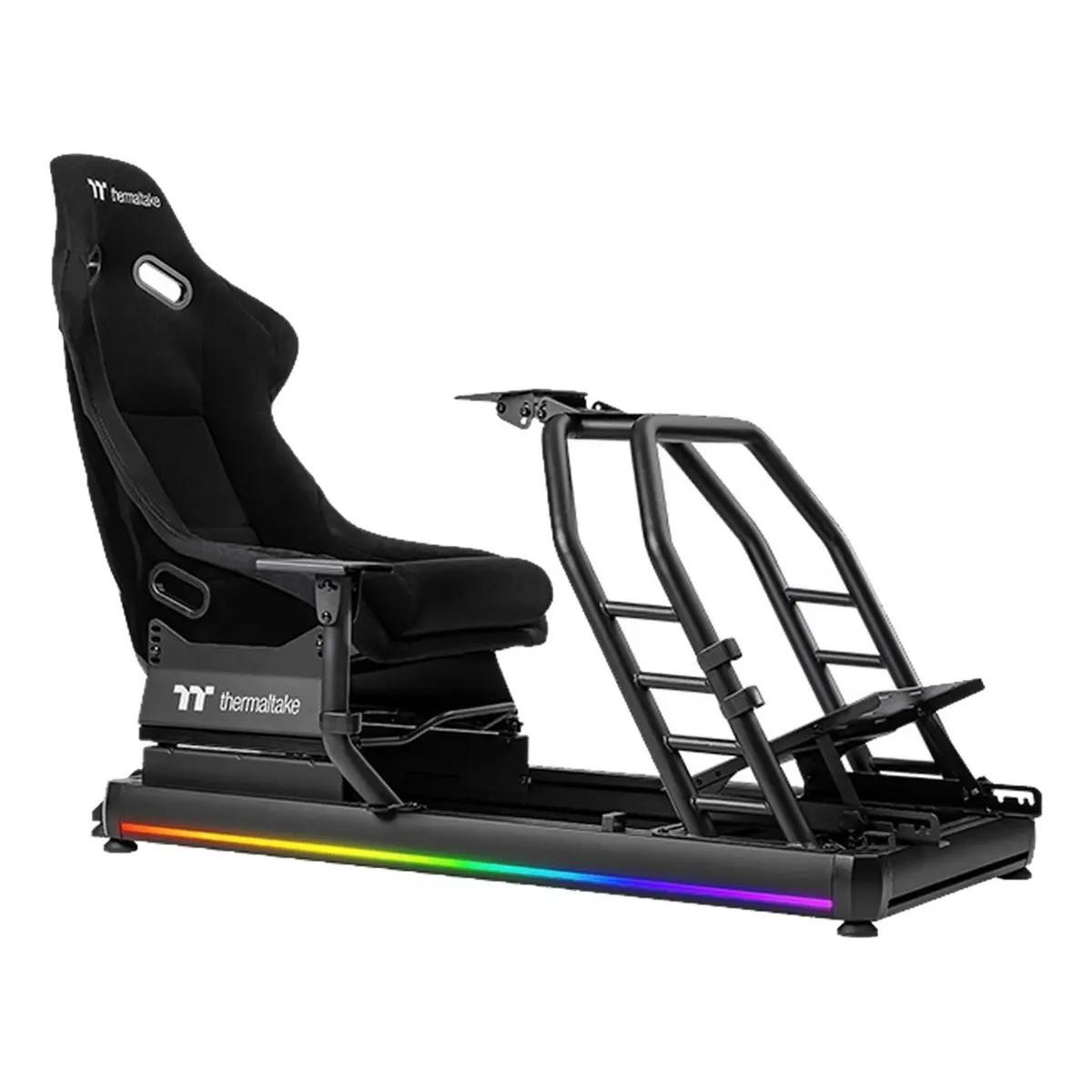 Cockpit Thermaltake GR500 Simulador de Carreras Acero Negro