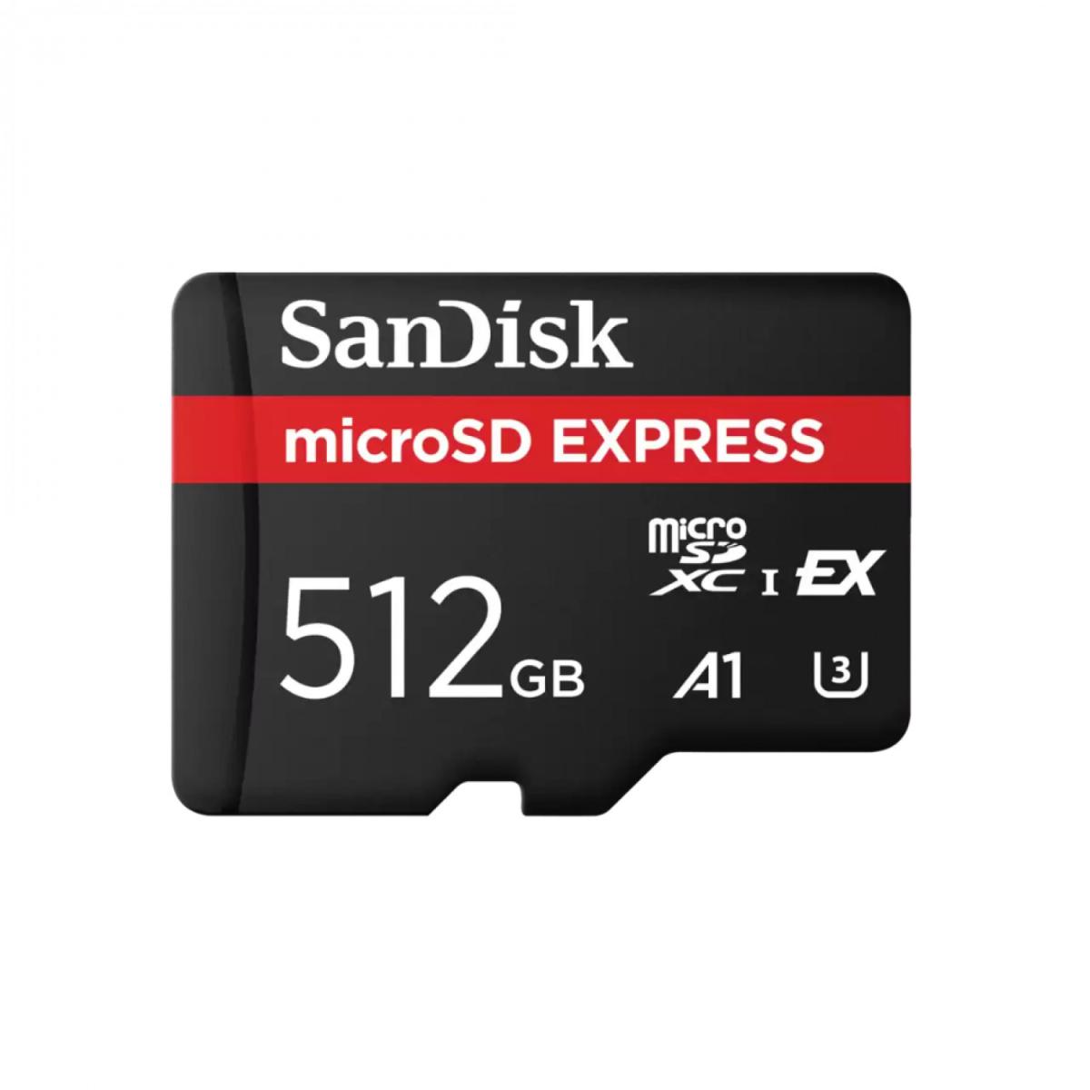 SanDisk MicroSD Express 512GB PCIe3 NVMe 650 MB/s