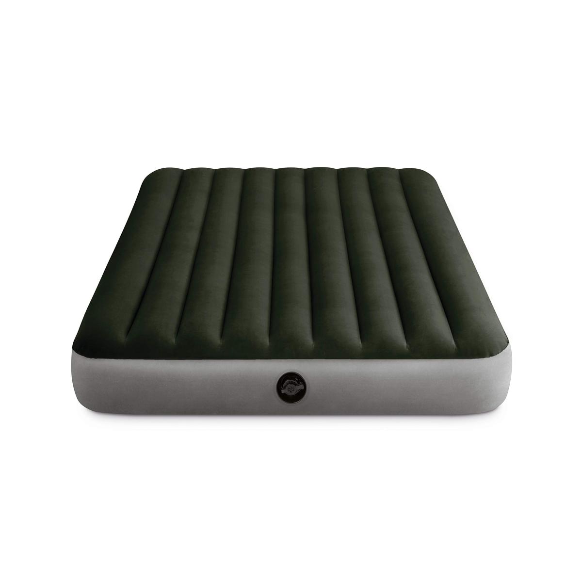 Colchón Inflable Intex Dura-Beam Queen 152x203x25 cm + Inflador
