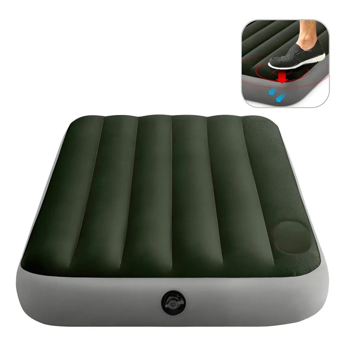 Colchón Inflable Intex 1 1/2 Plaza 99x191x25 cm con Inflador