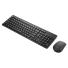 Combo Teclado y Mouse Inalambrico Lenovo Negro USB-A 2.4G