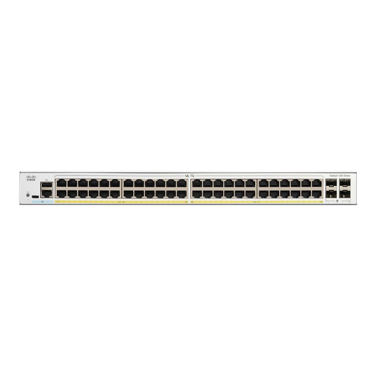 Switch Cisco C1200-48P-4G 48 Puertos Gigabit PoE+ L3