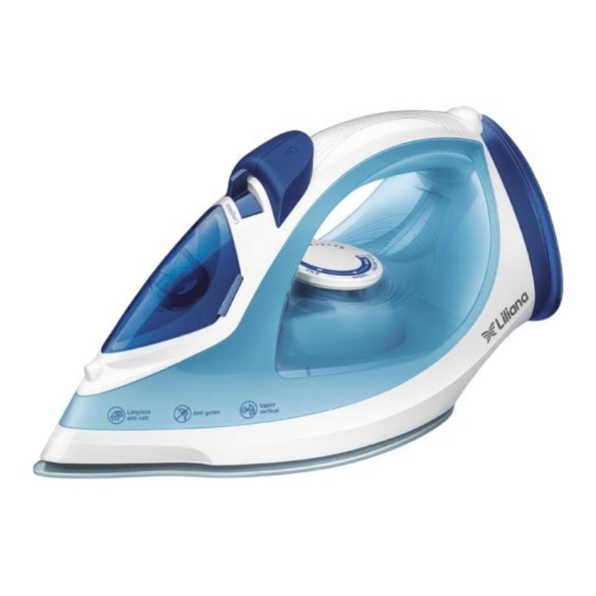 Plancha a Vapor Liliana RPV925 2100W Base Cerámica Extragrande