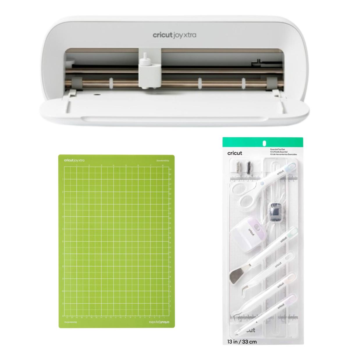 Cricut Joy Xtra Bluetooth + Tapete StandardGrip + Kit 7 Herramientas