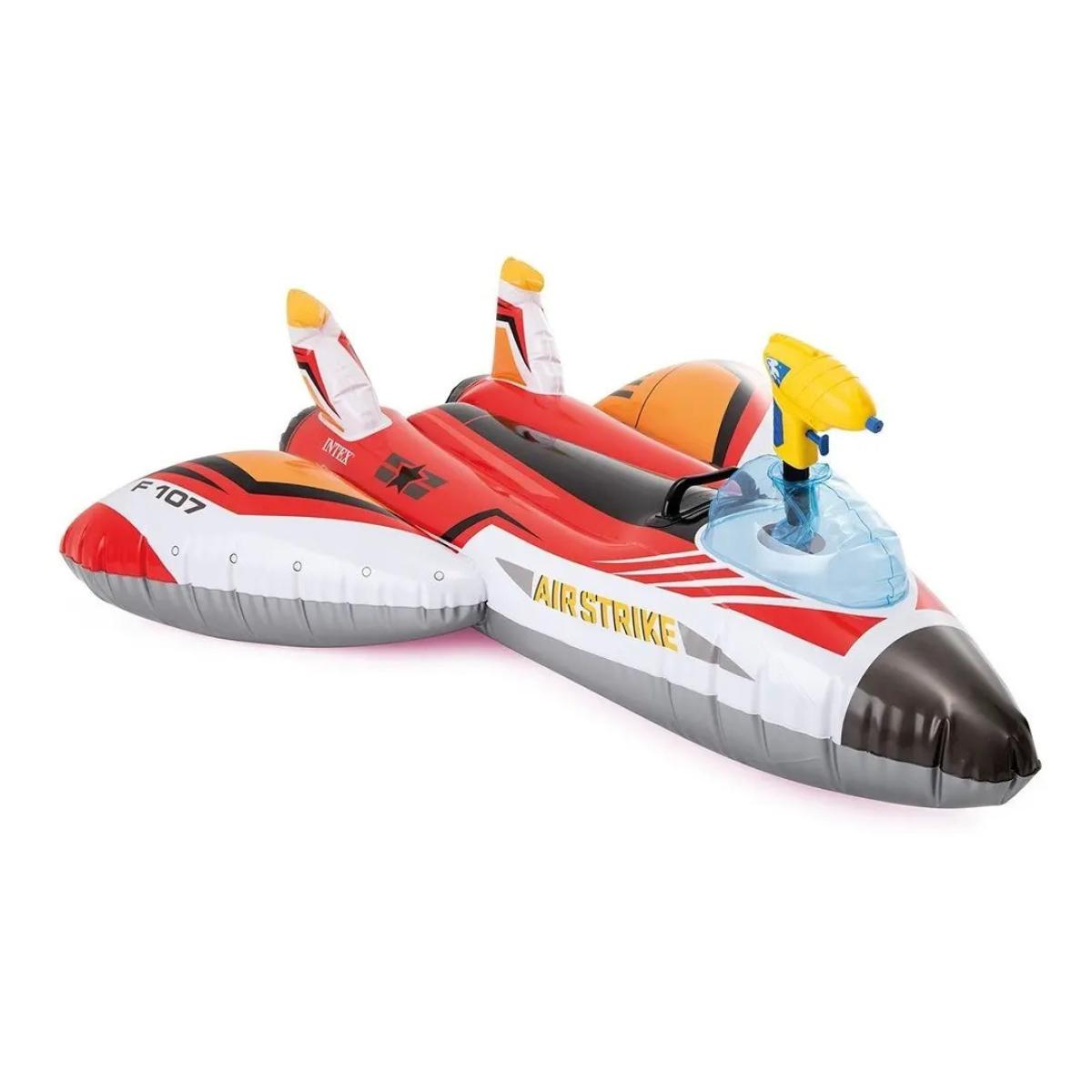 Avión Inflable Intex 57536 con Pistola de Agua 117x117 cm
