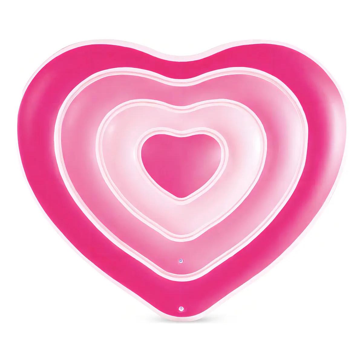 Colchón Inflable Intex Sweetheart Corazón 168 x 142 cm Vinilo
