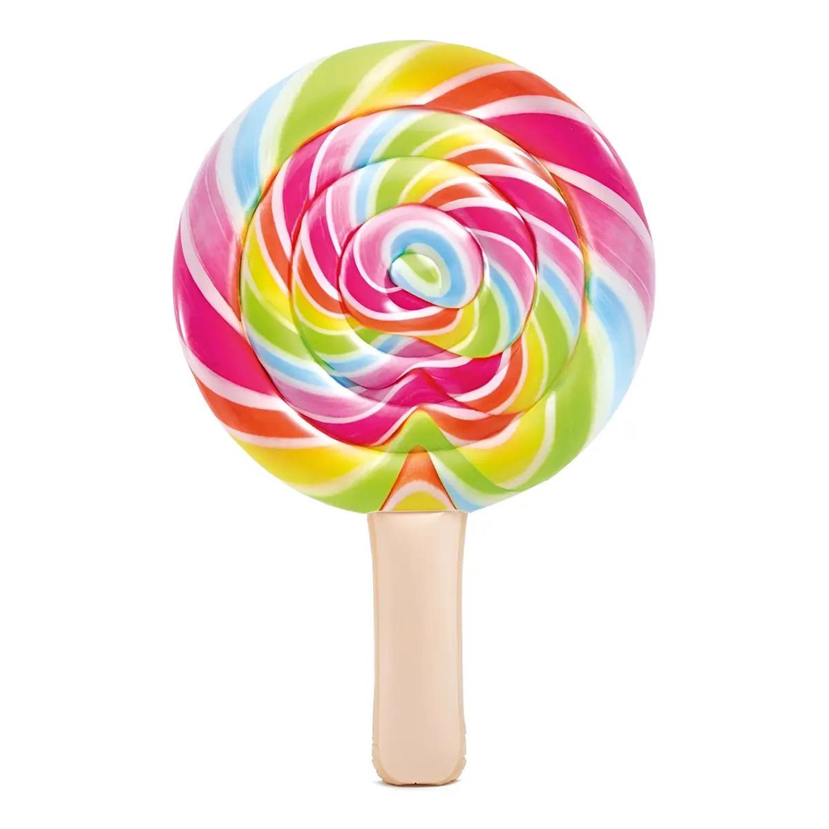 Colchoneta Inflable Intex Paleta Chupetin 208x135 cm Vinilo