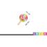 Colchoneta Inflable Intex Paleta Chupetin 208x135 cm Vinilo