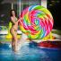 Colchoneta Inflable Intex Paleta Chupetin 208x135 cm Vinilo