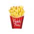 Colchoneta Inflable Intex Papas Fritas 175x132 cm 1 Persona