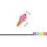 Colchoneta Inflable Intex Helado con Cereza 224x107 cm PVC