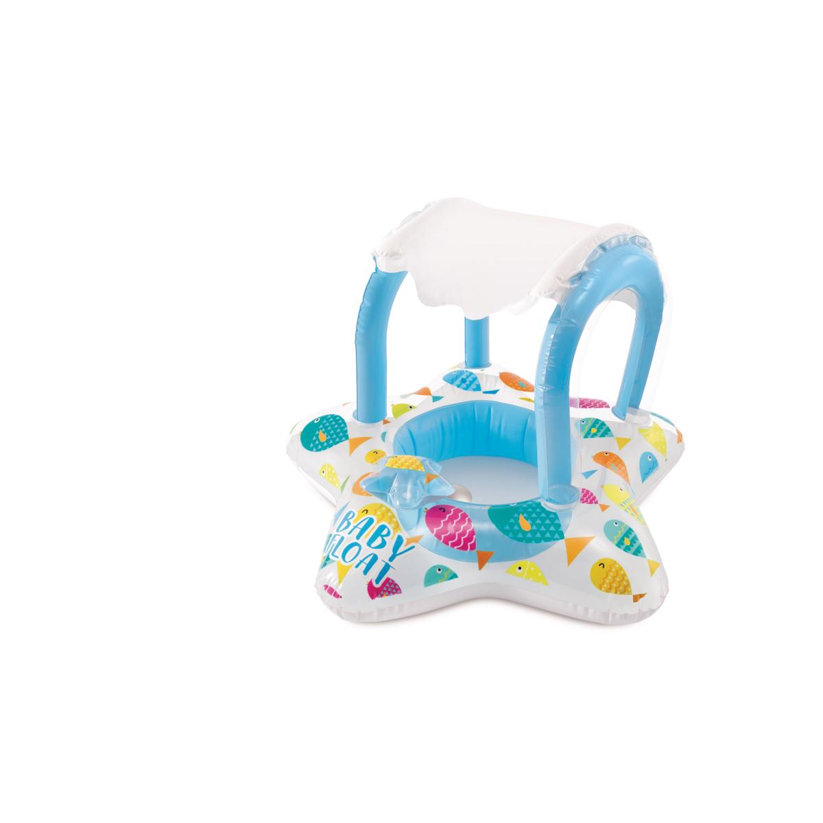 Flotador Inflable Intex Kiddie Baby Float 81x79 cm